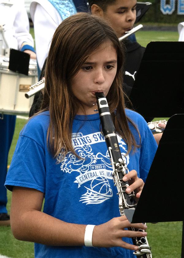 South River Feeder Elementary, Middle and High School Combined Band Performing